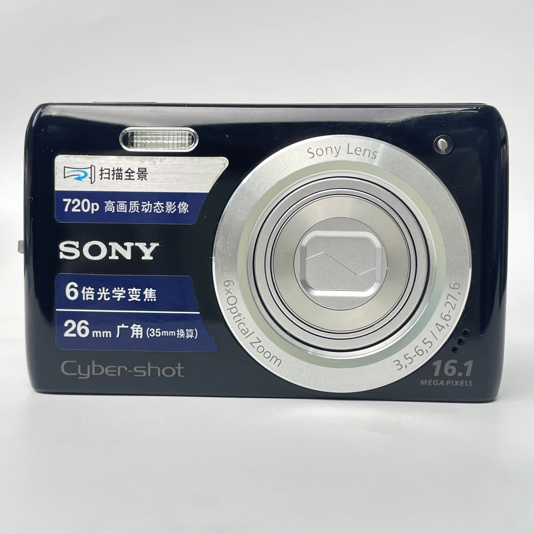 95新 Sony/索尼 w670黑色1610万像素6倍变焦复古ccd数码相机