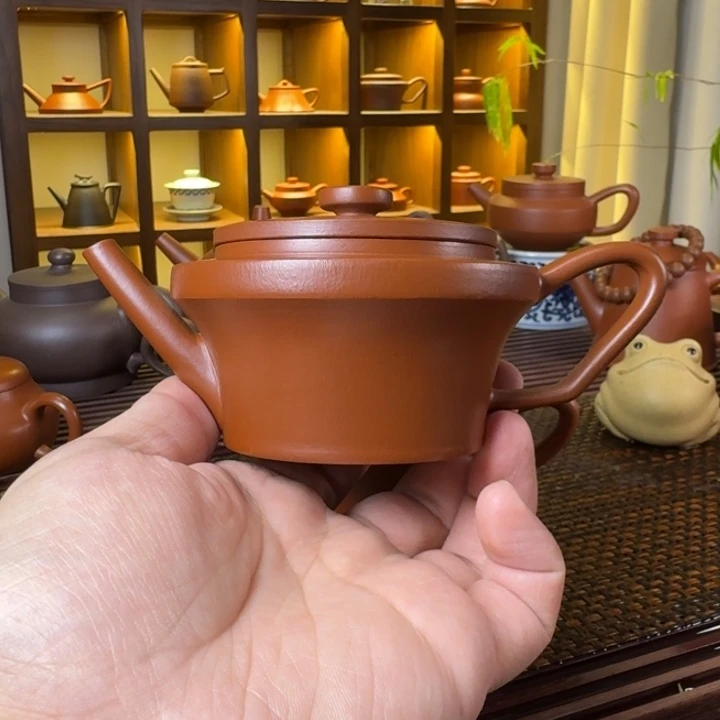 茶壶紫砂微瑕圆桌