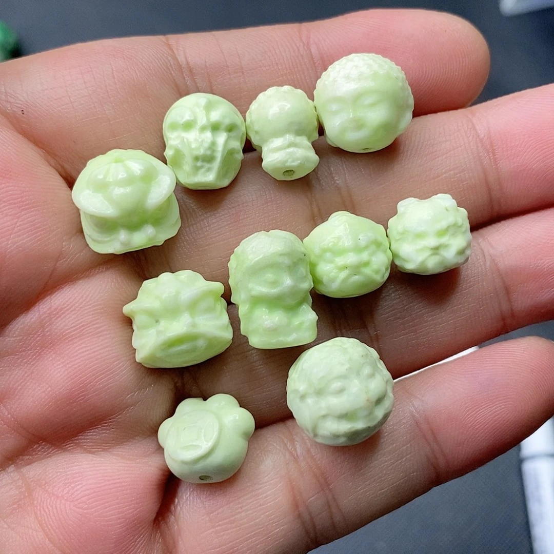 石英石非金属雕刻配饰佩珠