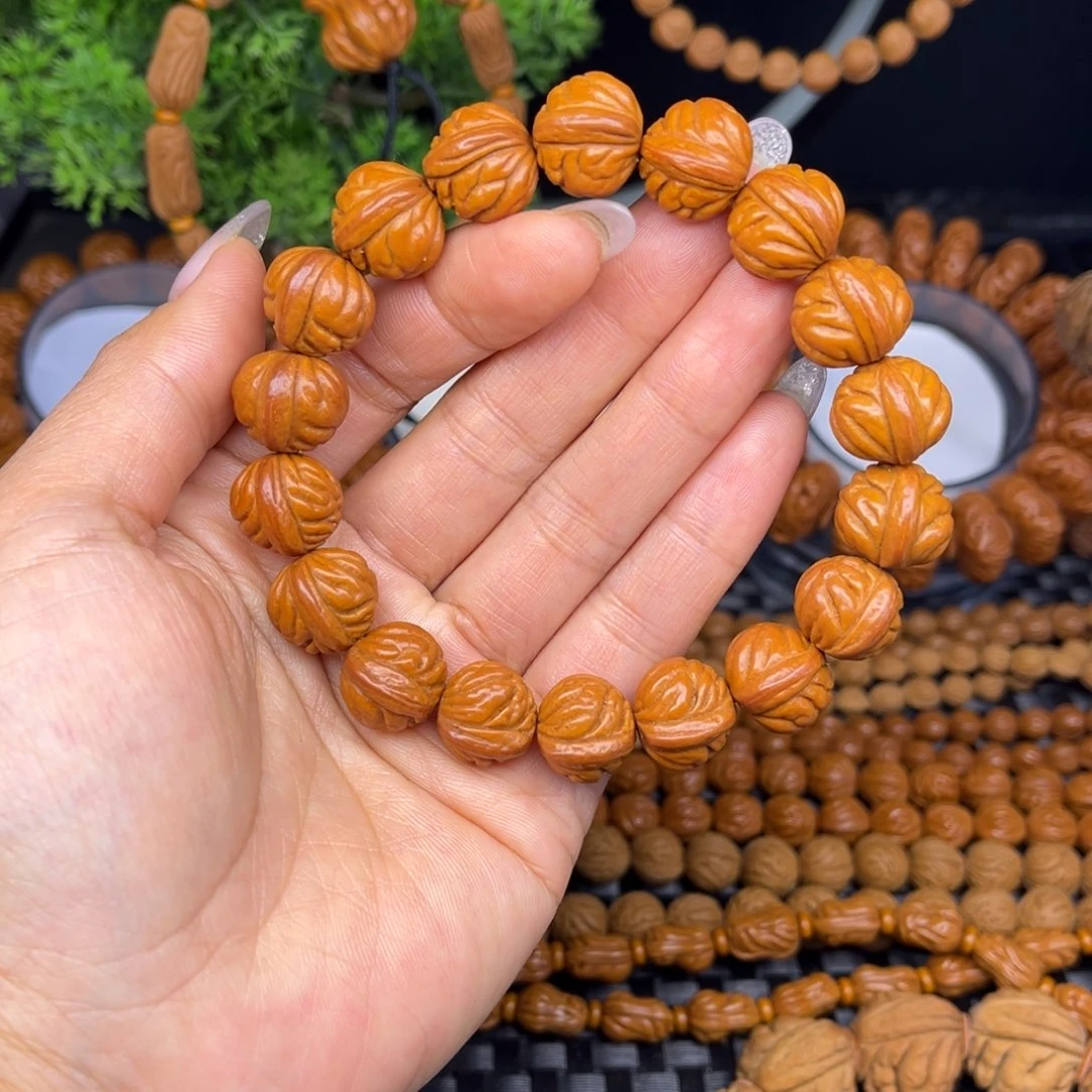 文玩核桃吊坠金豆单圈