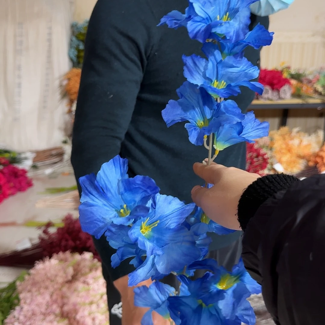 蓝色双叉小百合10支装