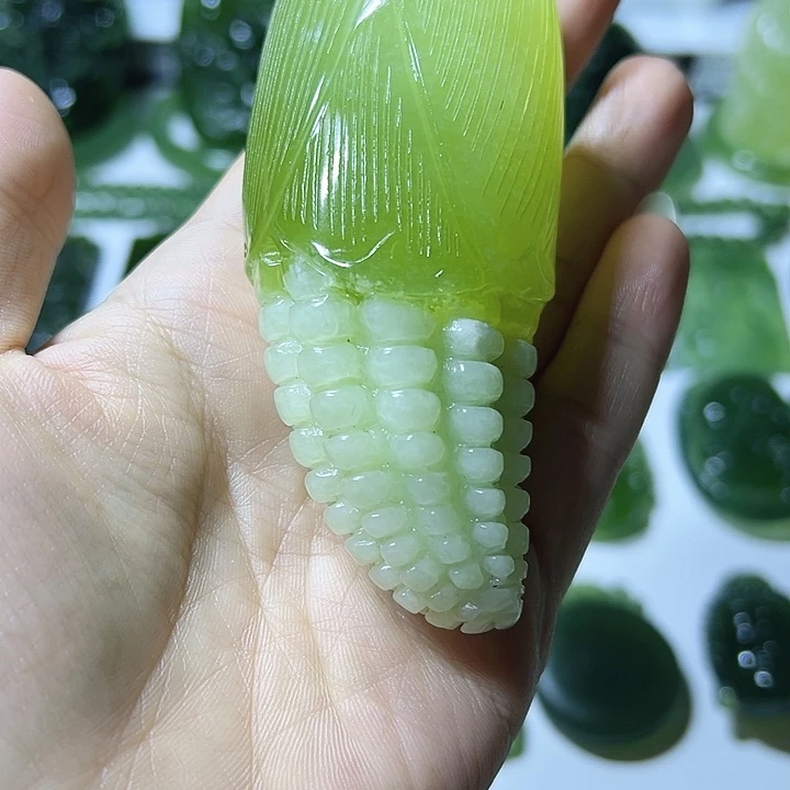 蛇纹石玉合金手把