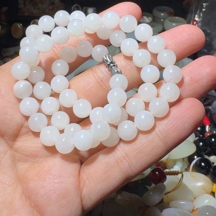 和田玉未镶嵌项链