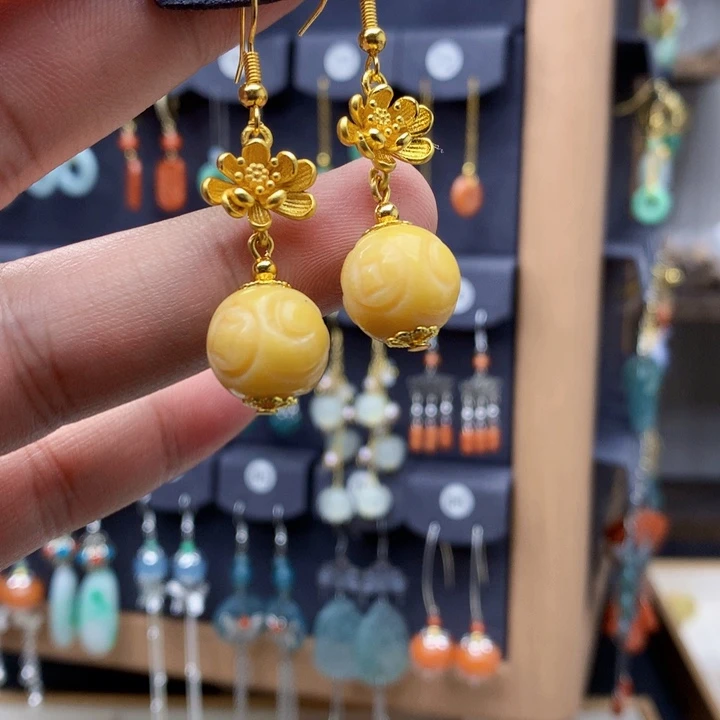 未镶嵌翡翠耳饰耳饰