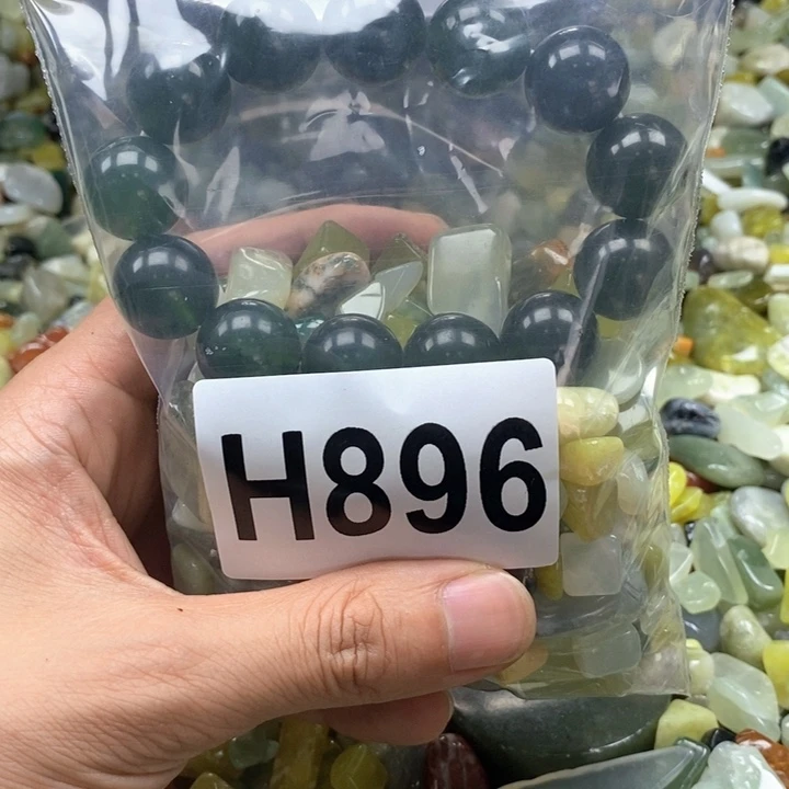 未镶嵌岫玉鱼缸石