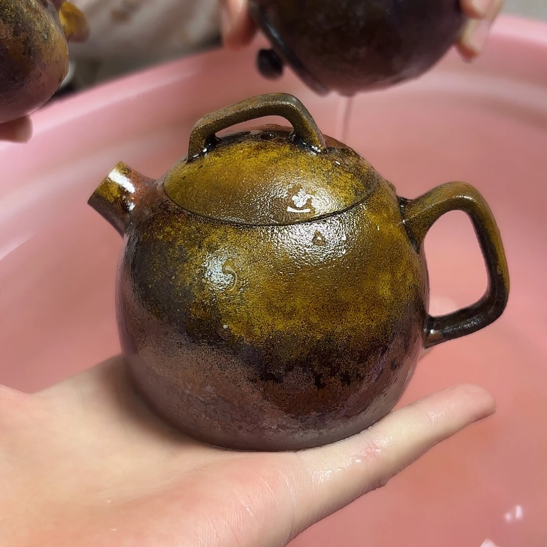 茶壶紫砂柴烧紫砂天青秦权