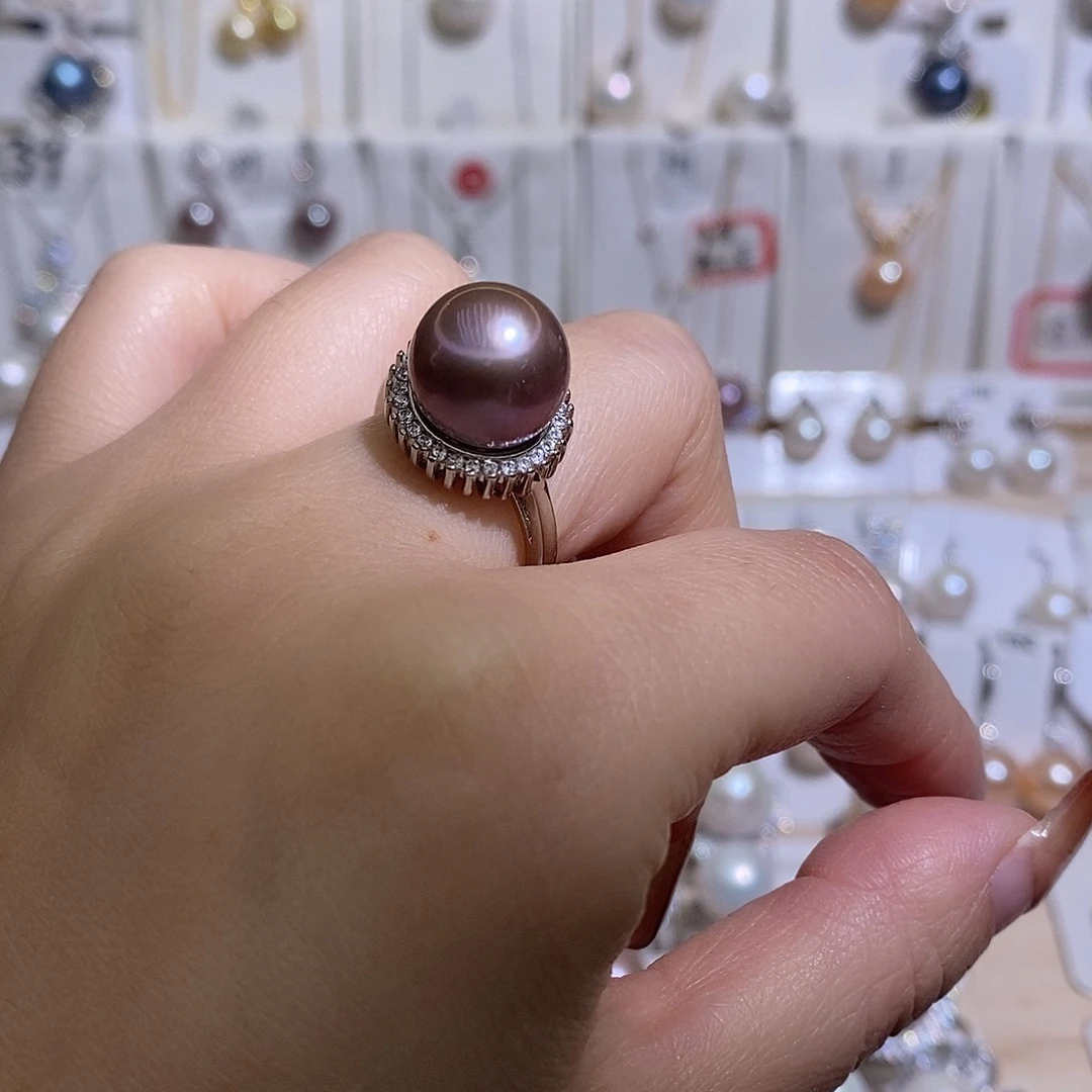未镶嵌淡水珍珠戒指w12.2
