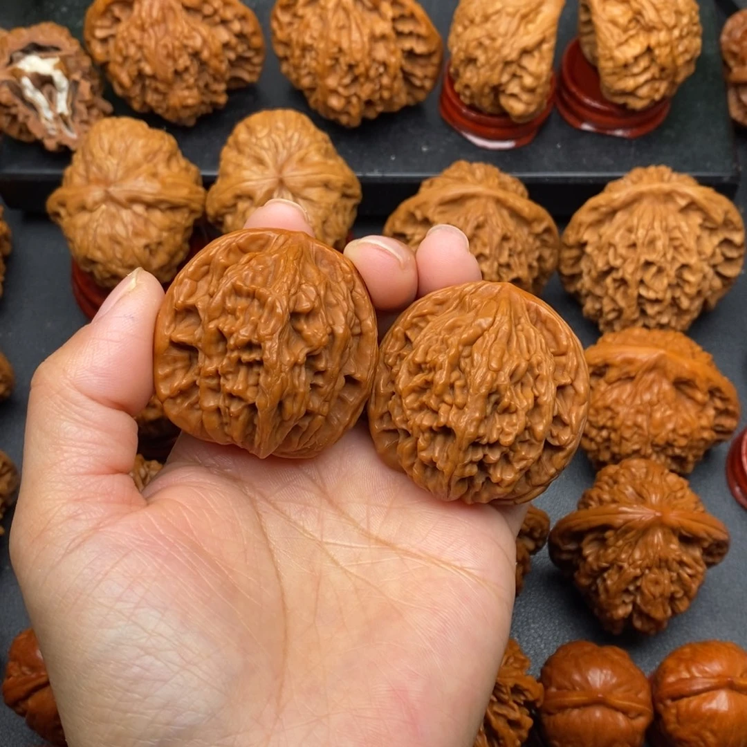 把件文玩核桃42虎头