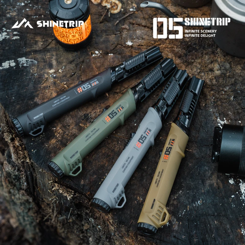 山趣户外露营可充气明火点火棒喷枪长手柄防风艾灸点火器