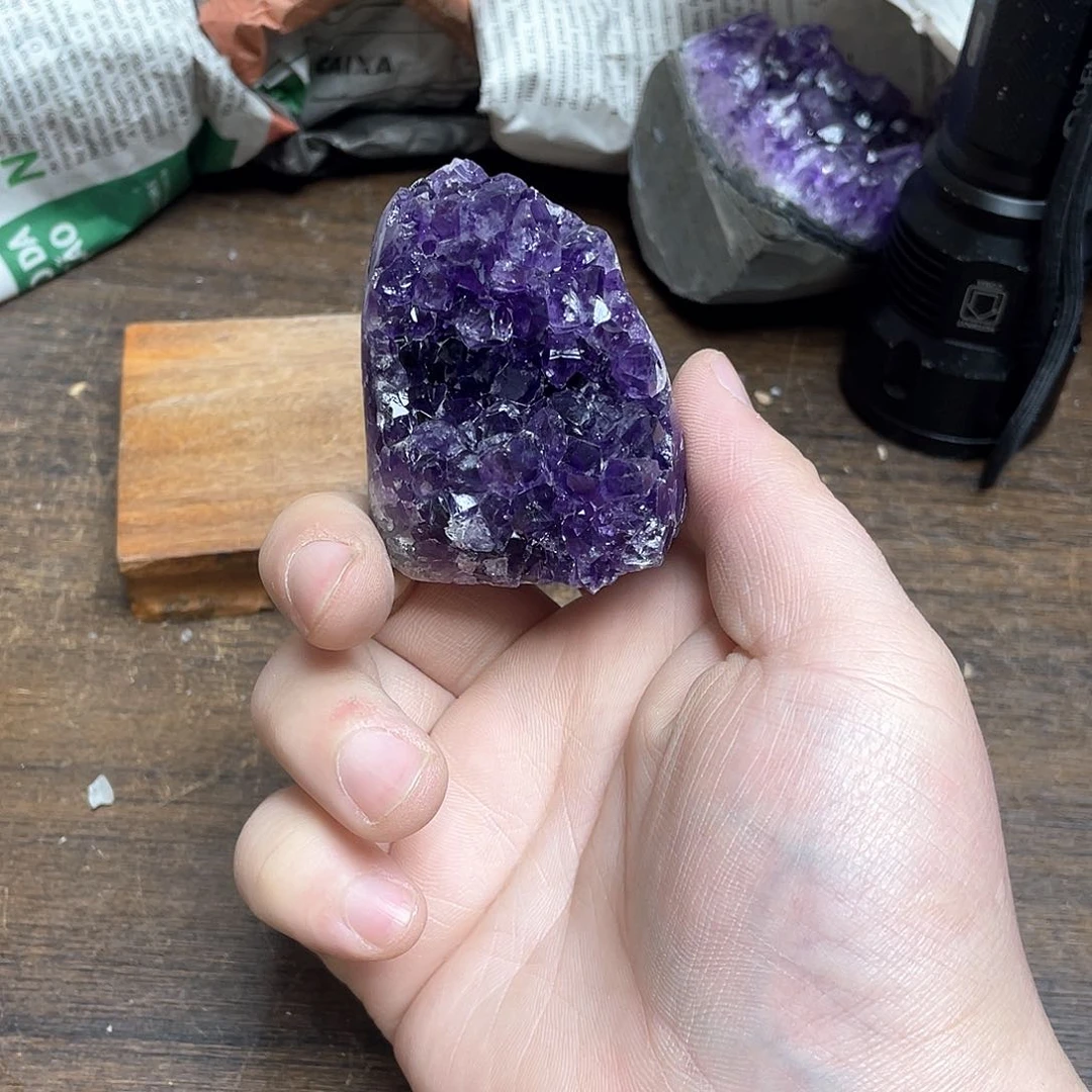 紫晶大型摆件（非配饰）未镶嵌