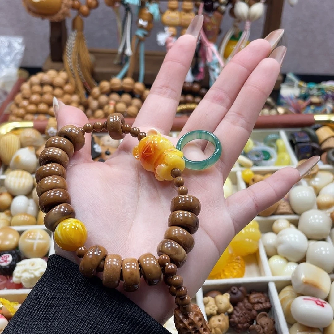 猴头核桃吊坠库克钱串子送个跑环