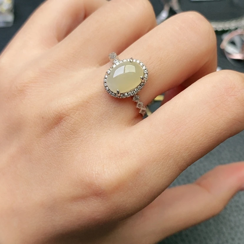 【闪购商品】翡翠戒指未镶嵌天然翡翠戒指