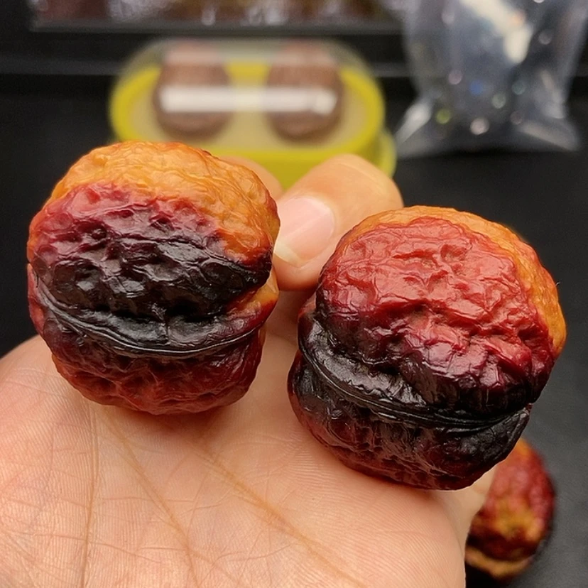 【闪购商品】把件文玩核桃38尺方尊金蟾