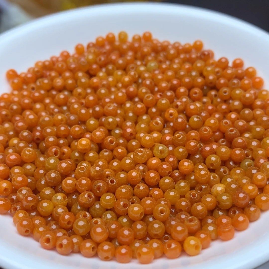 【闪购商品】翡翠手链未镶嵌卡3.5冰红100个