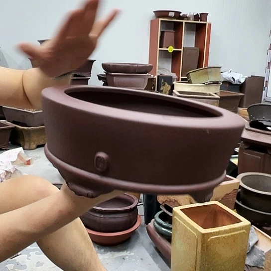 紫砂花盆中香气浓重且浓郁