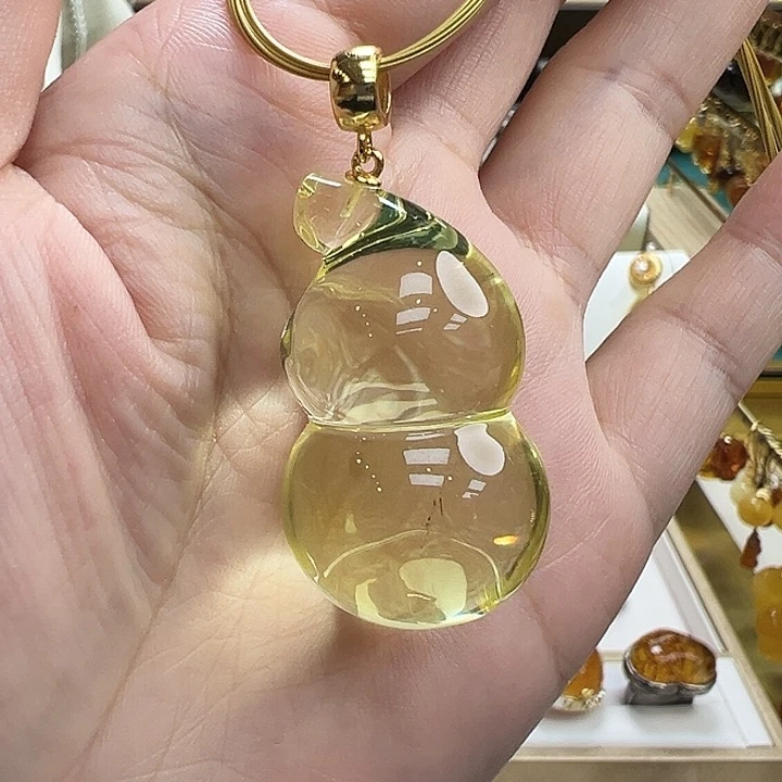 琥珀银S925镶嵌珠宝奇石