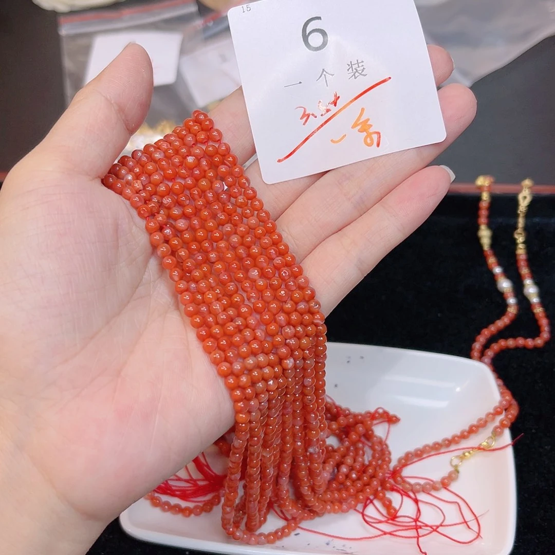 南红玛瑙珠宝半成品未镶嵌6