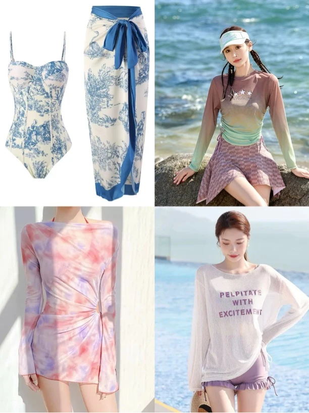 （孤品泳衣）2025年新款遮肚显瘦泳衣