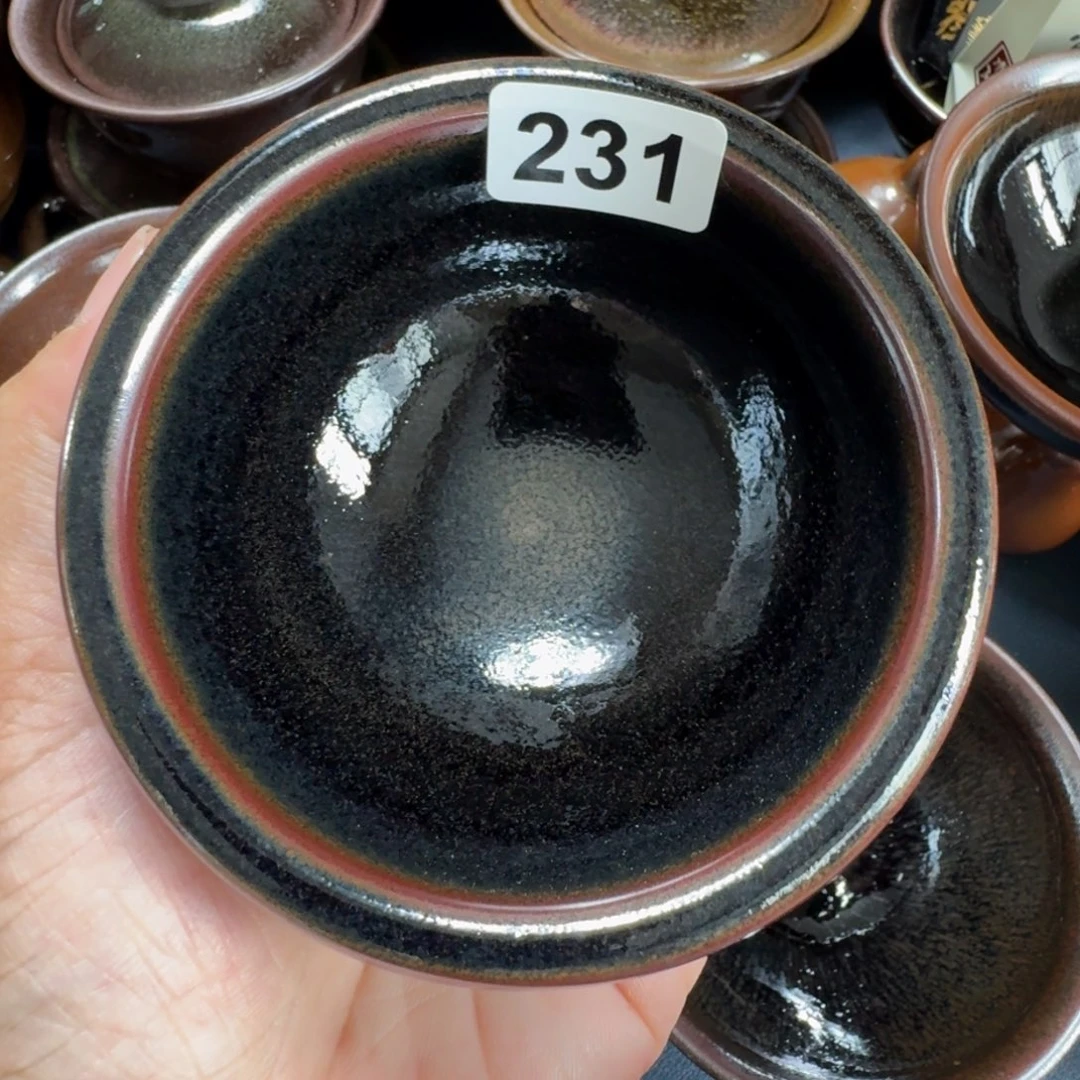 小雨茶盏，手工柴烧，