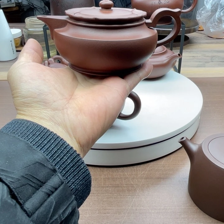 D***L紫砂茶壶原矿底槽清230cc僧帽壶全手工制