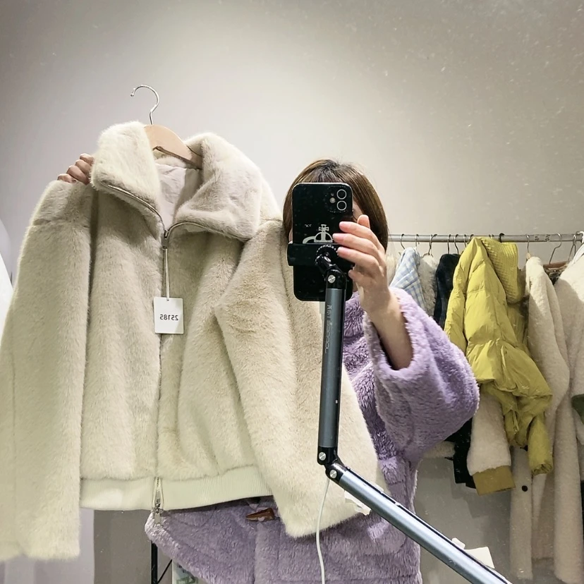 【闪购商品】杏色外套