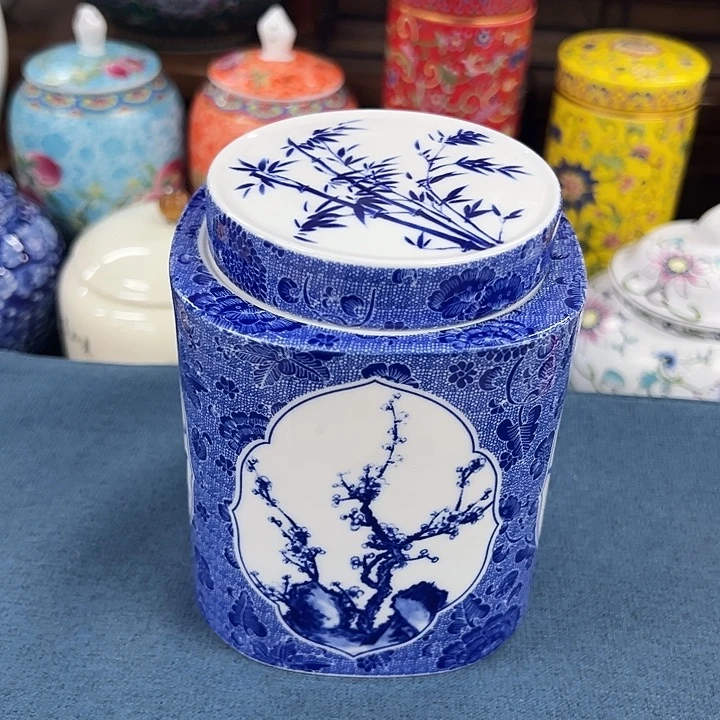 高端陶瓷茶叶密封罐