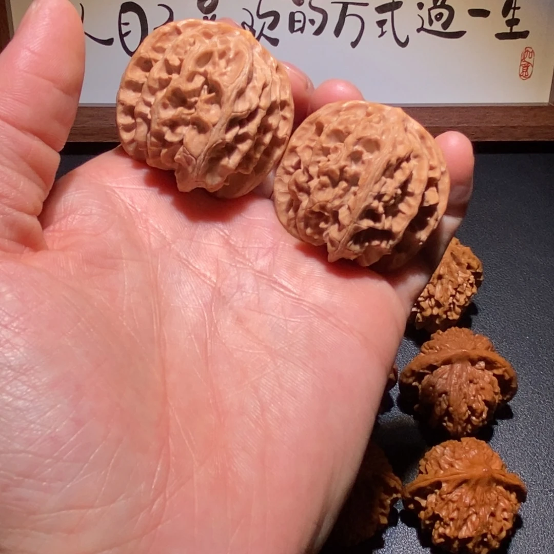 文玩核桃吊坠5号苹果园41尺打底