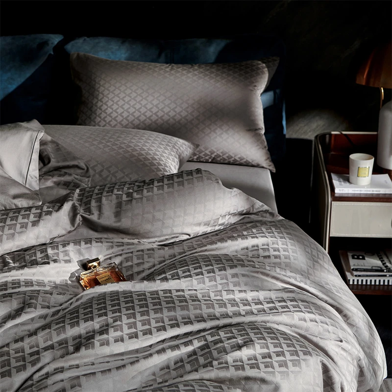 【敏安家纺】新疆水洗棉四件套 A类轻奢复古高级感纯棉四件套