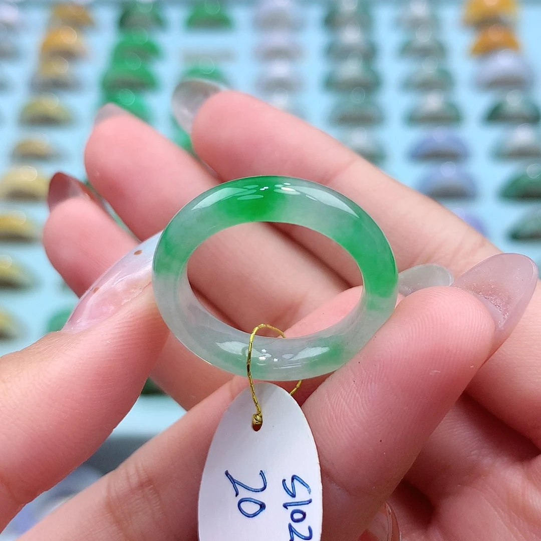 未镶嵌戒指翡翠20圈