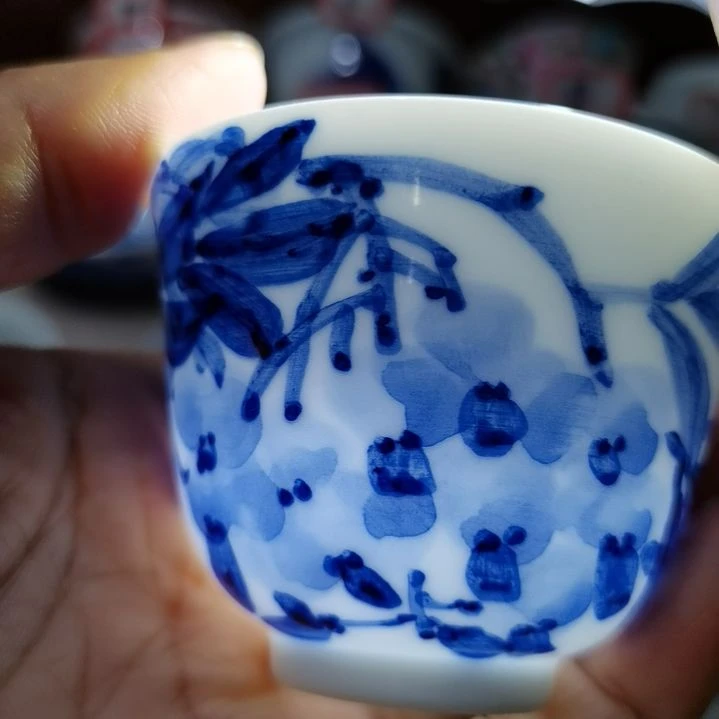 杯张学鸿老师青花
