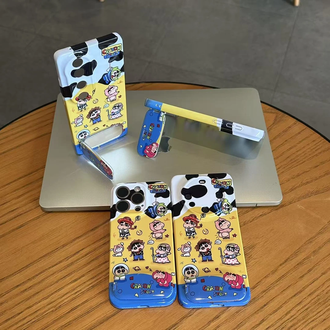 欧克里里巴斯光年小新支架适用苹果16菲林手机壳华为vivo小米oppo