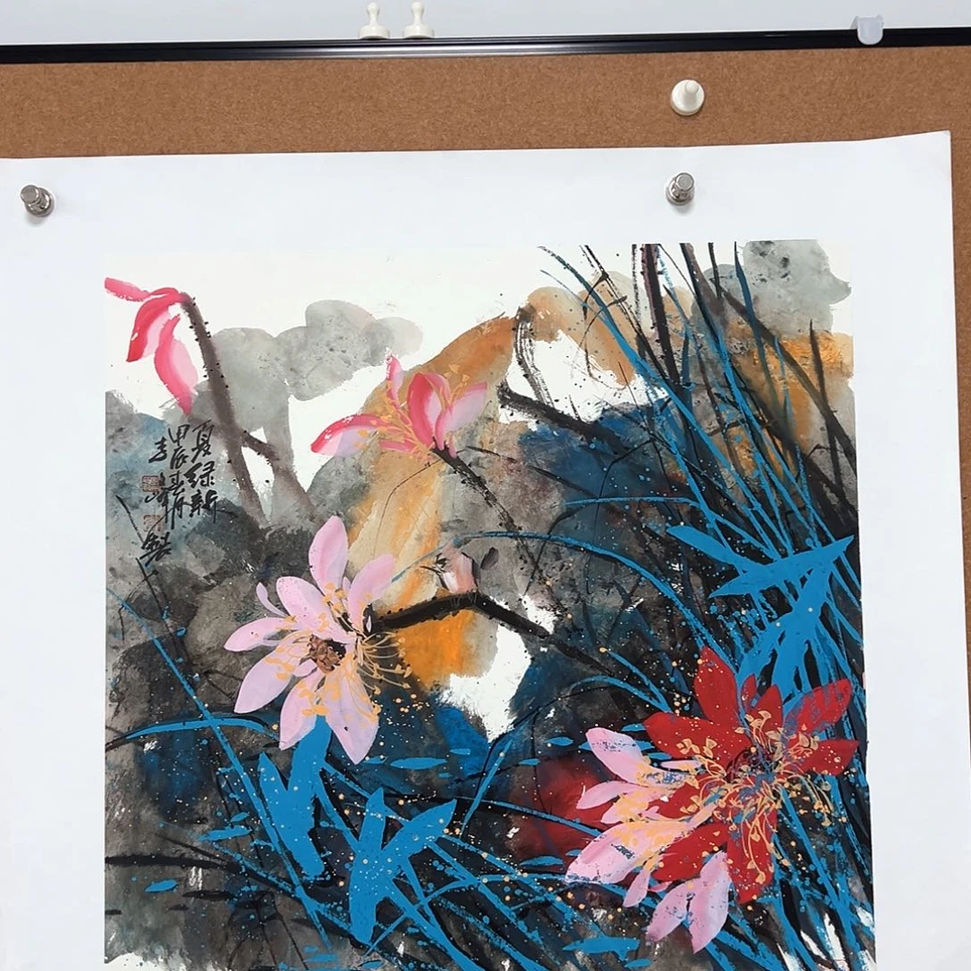 国画李文峰的画作