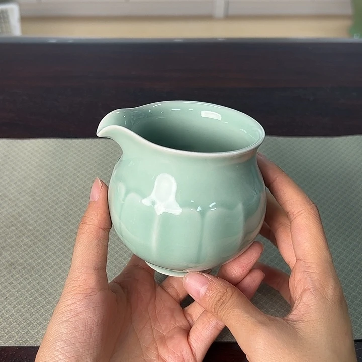 龙泉云间青瓷小米茶器