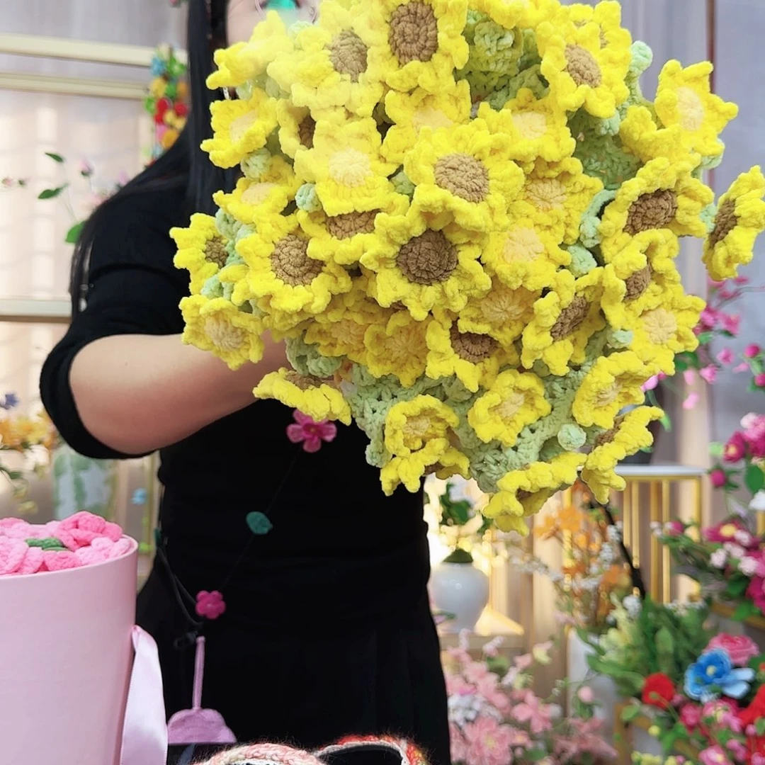纯手工钩织手工钩织设计花毯