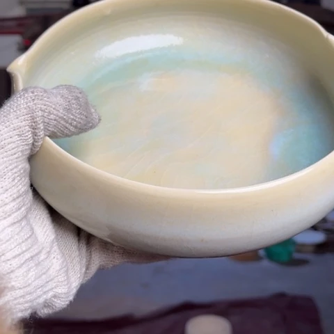 牛家钧窑牛自恒老师钧瓷笔洗