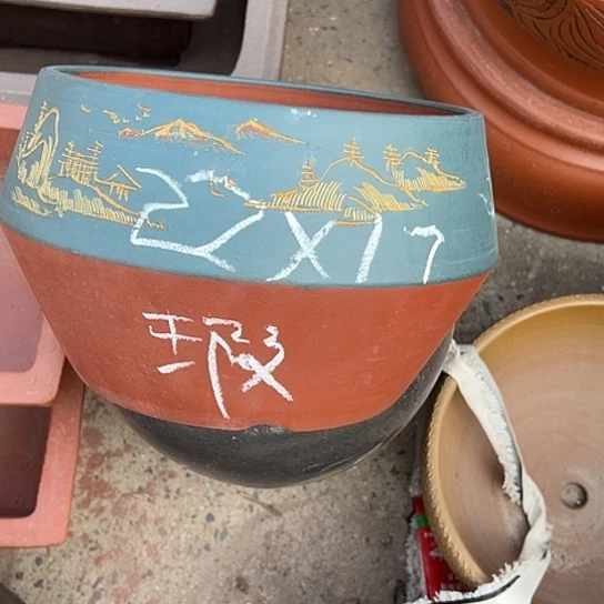 紫砂花盆透气花盆