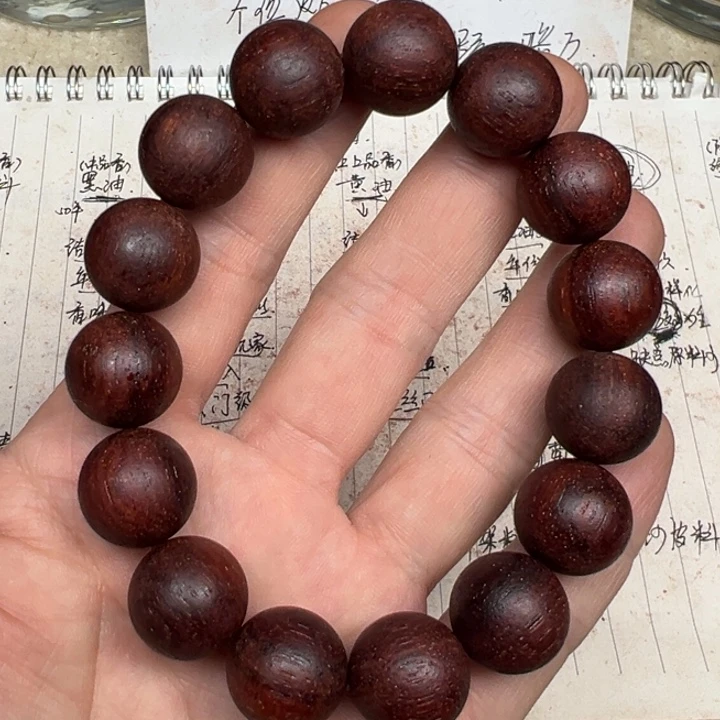 降真香手串/手链15圆珠红油一档
