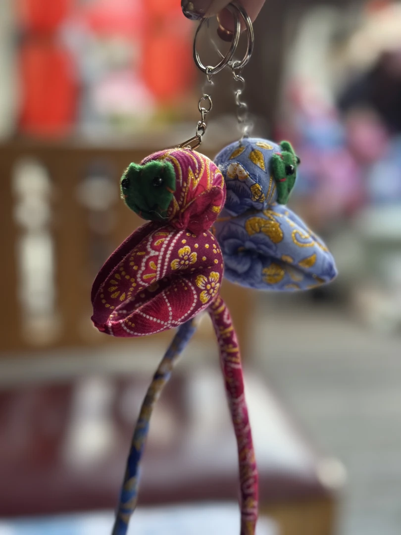 搞笑奶奶扎染小猴子（颜色随机）