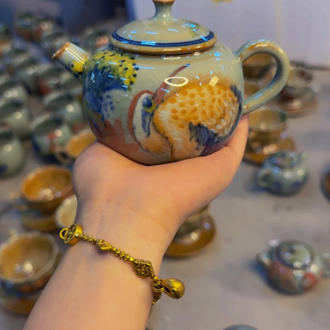 瓷片景德镇陶瓷手工手绘