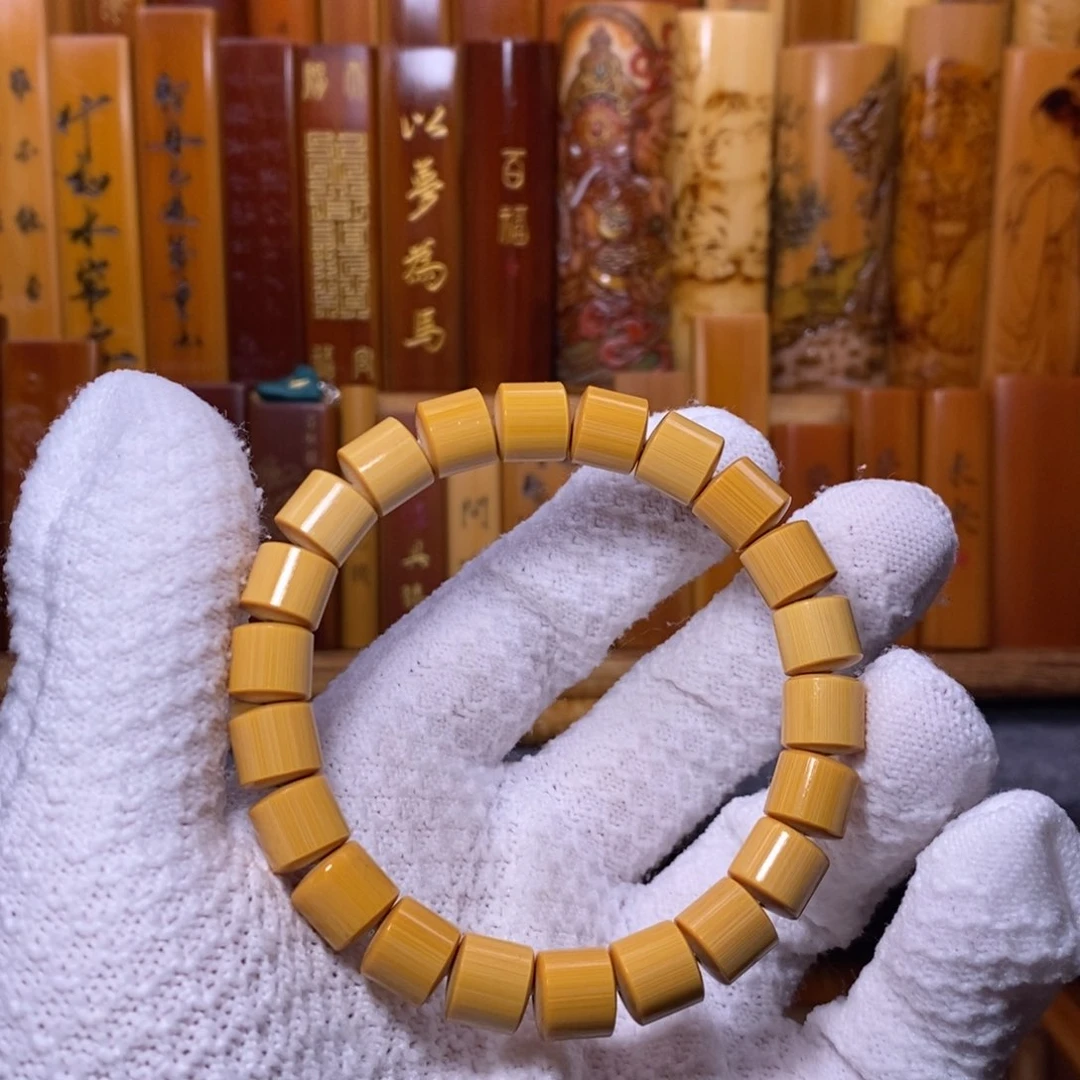 竹实心玉竹高端手串