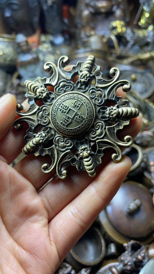 闪购链接，诚信经营五福转转铜器