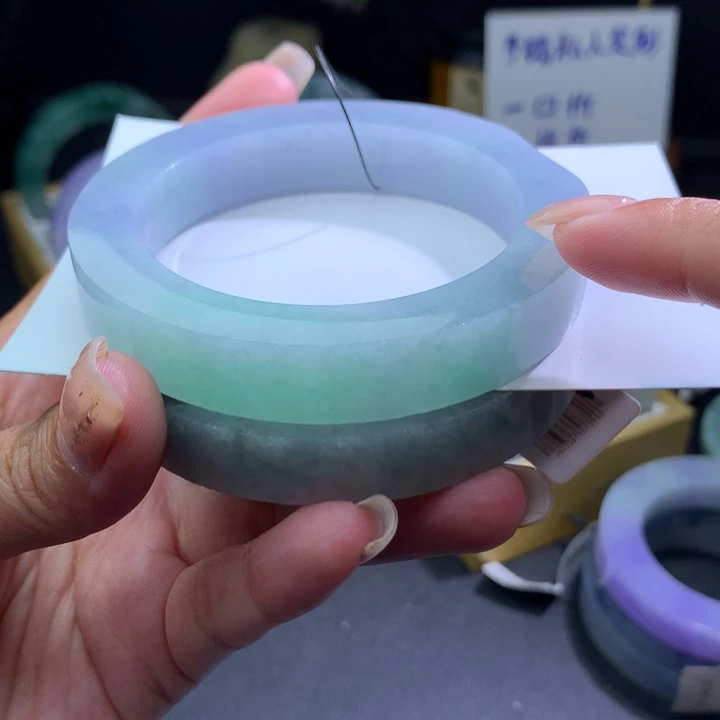 定制翡翠翡翠手镯拆单未镶嵌