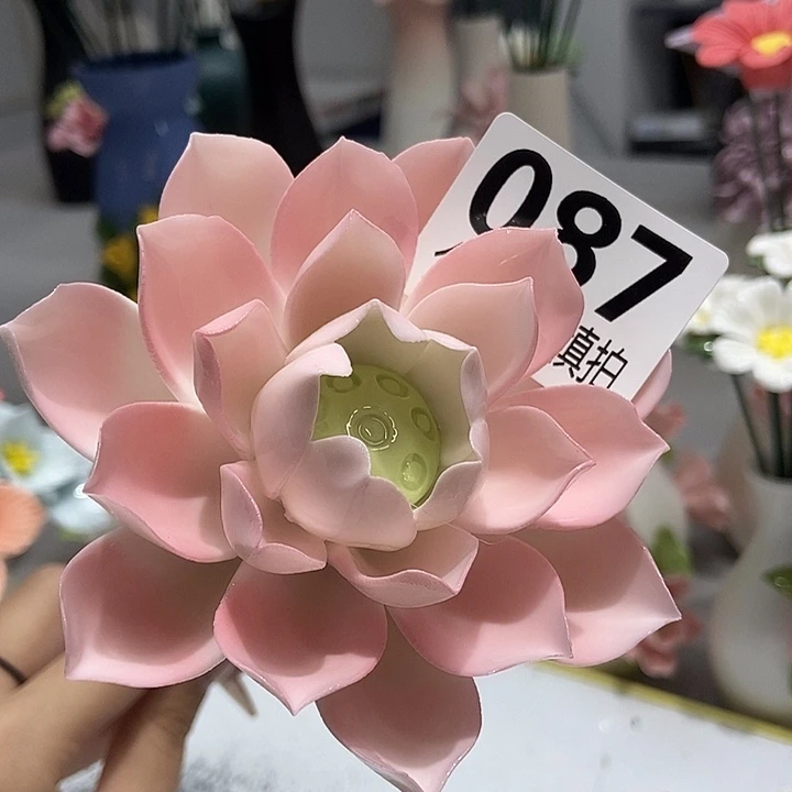 陶瓷纯手工捏花设计