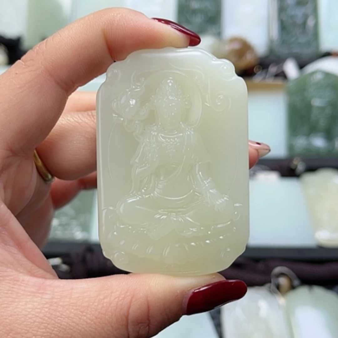 【闪购商品】和田玉颈饰未镶嵌蓝***乐