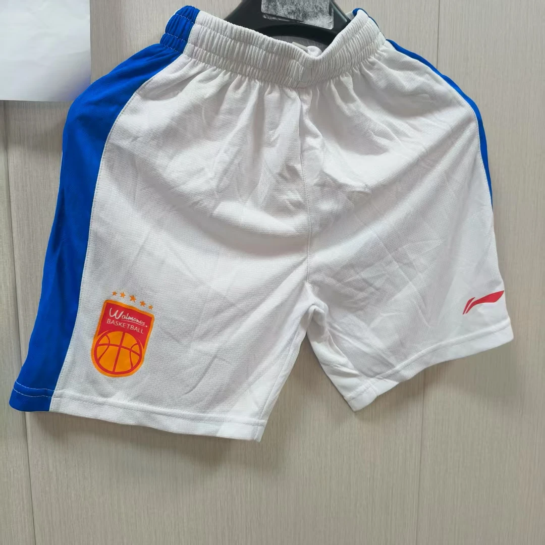 《B品以直播展示为准》李宁短裤童装夏季休闲宽松透气短裤YATM007