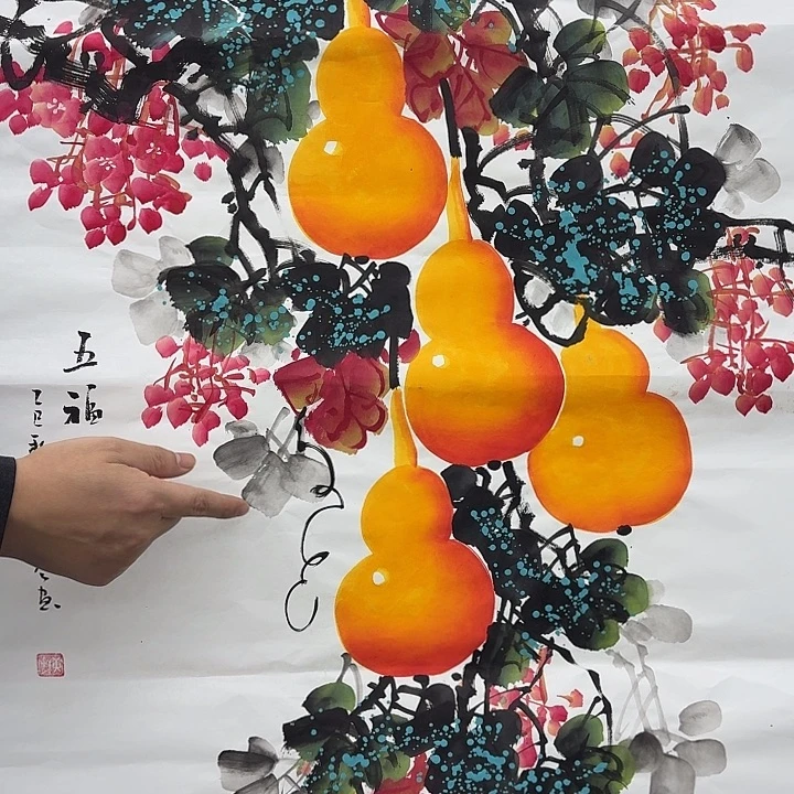 国画手绘国画作品