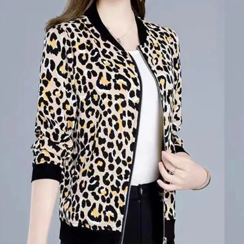 春夏薄款洋气优雅荷花外套女士夏季单层防晒印花长袖透气棒球开衫