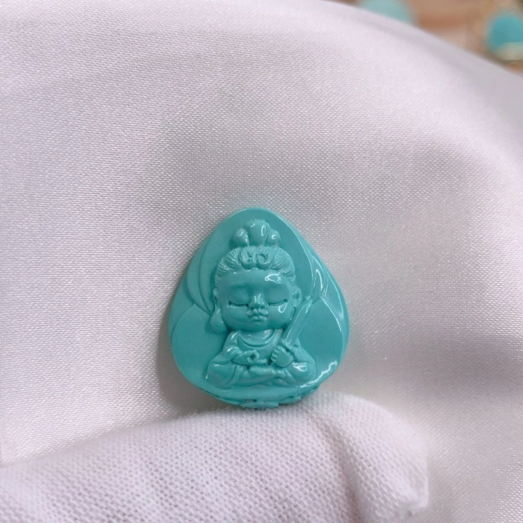 未镶嵌绿松石珠宝奇石