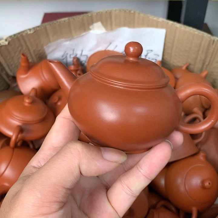 紫砂茶壶原矿朱泥茶具茶壶家用130