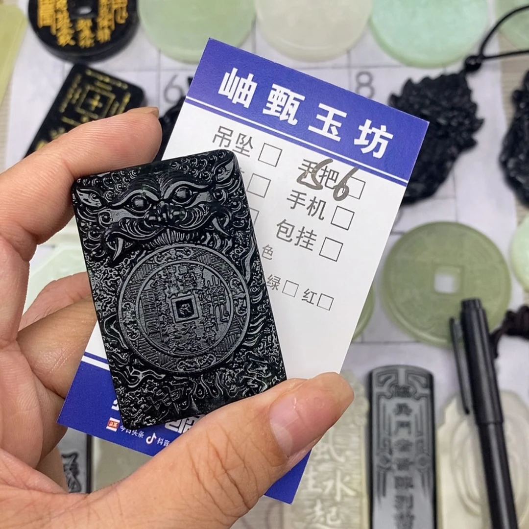 【闪购商品】未镶嵌岫玉挂件魅**士挂件